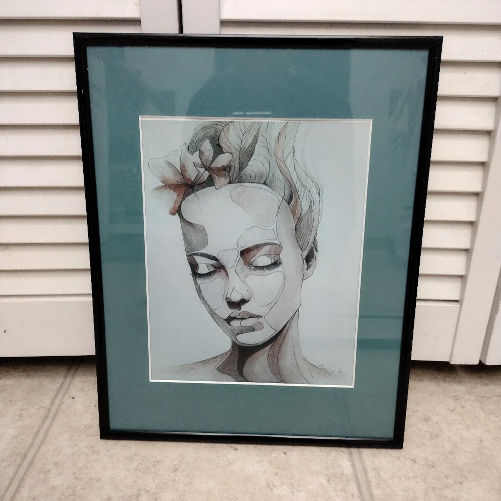 "Nostalgic" Watercolor art by Polish Artist (print) - Picture 3 of 3